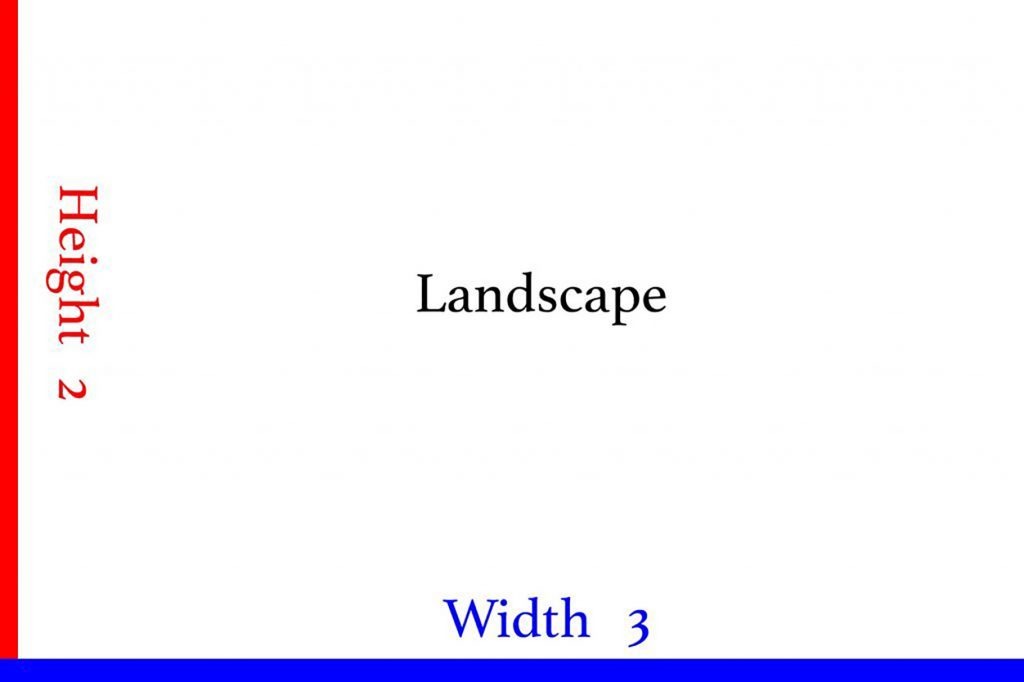 aspect ratio landscape photography