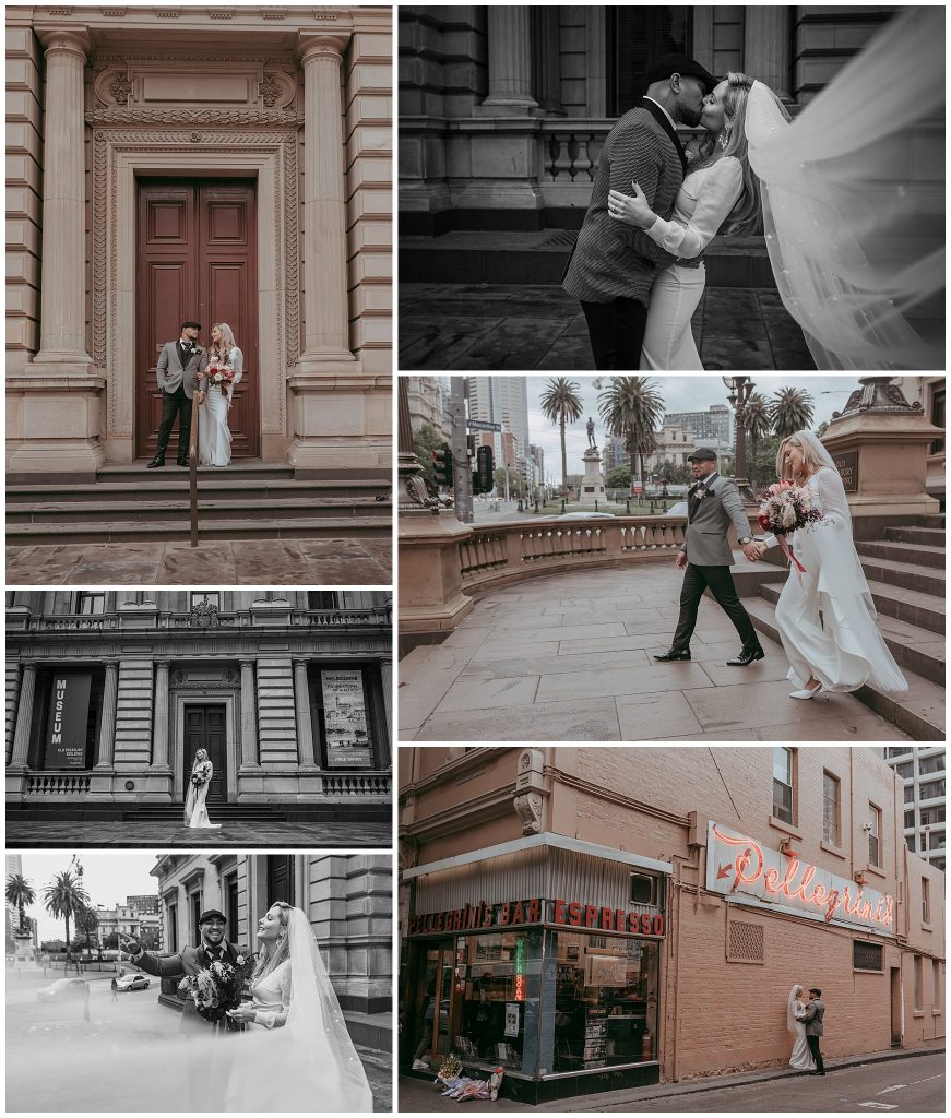 melbourne city bridal portraits