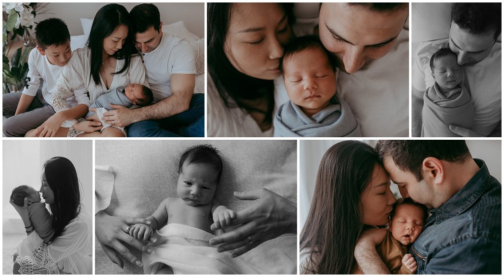 newborn photosession natural light