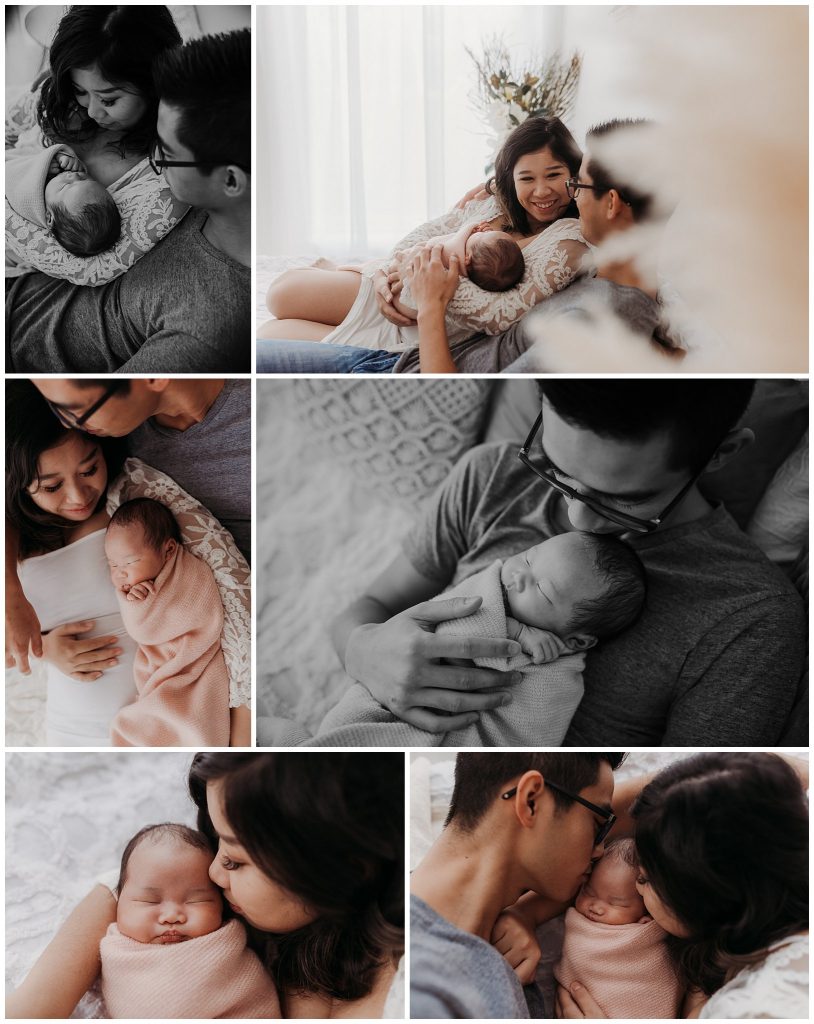 in studio new baby photogrpahy