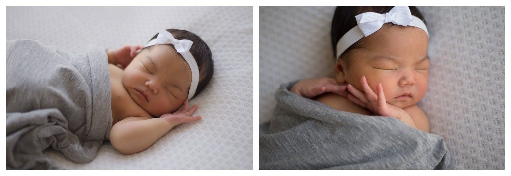 in home photographs newborn girl in home