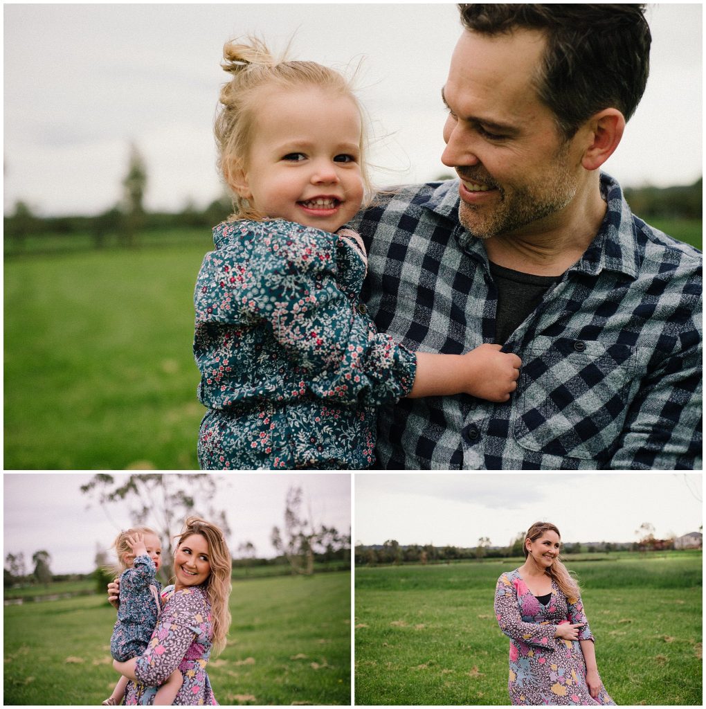 photoshoot with parents and children