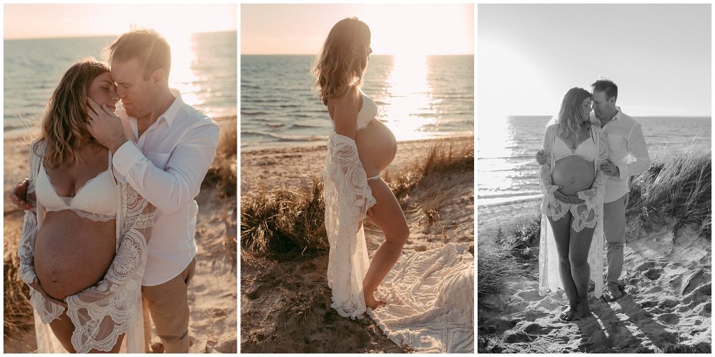 maternity photoshoot seaford beach