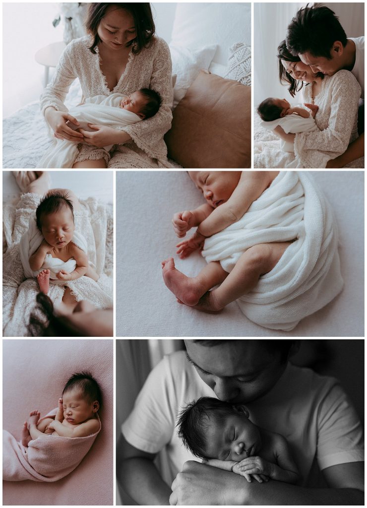 newborn studio portrait melbourne