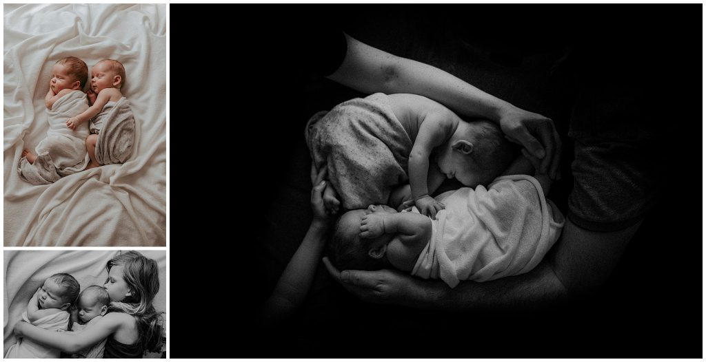 newborn photography with melbourne family of five