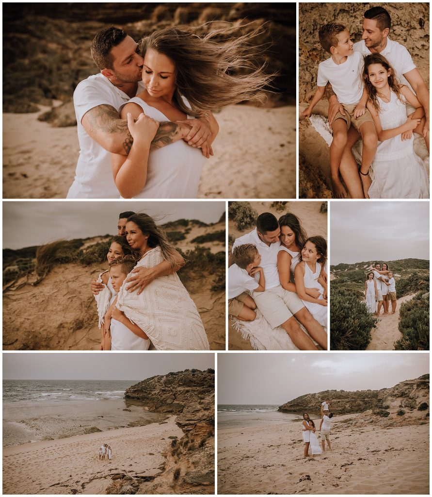 portraits of parents and children