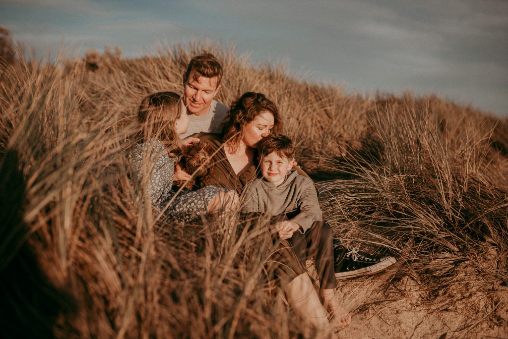 melbourne beach family sunset session