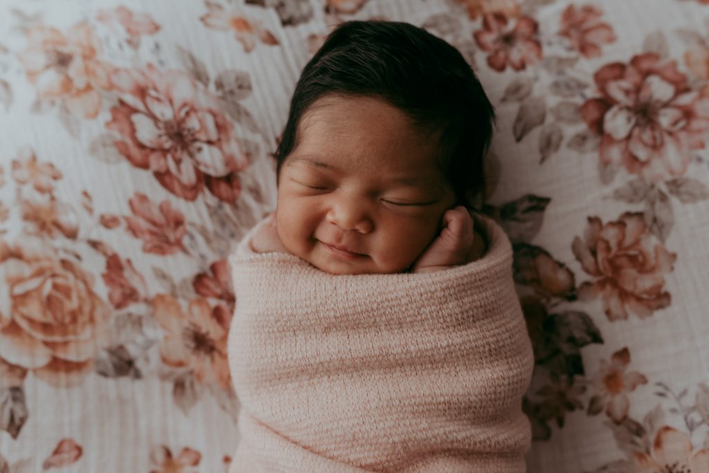 fresh baby photographed in melbourne studio