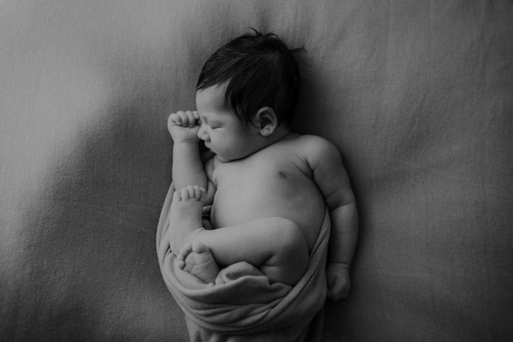 Melbourne newborn photography in studio