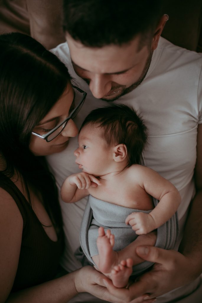 new son with his new family