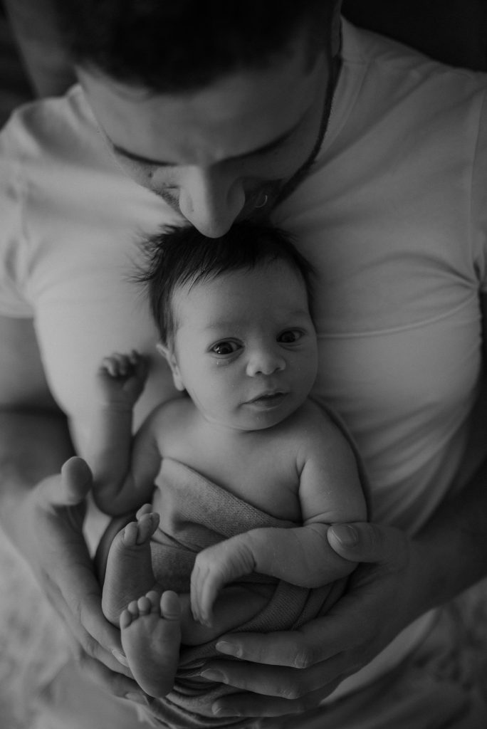 father ad son portrait