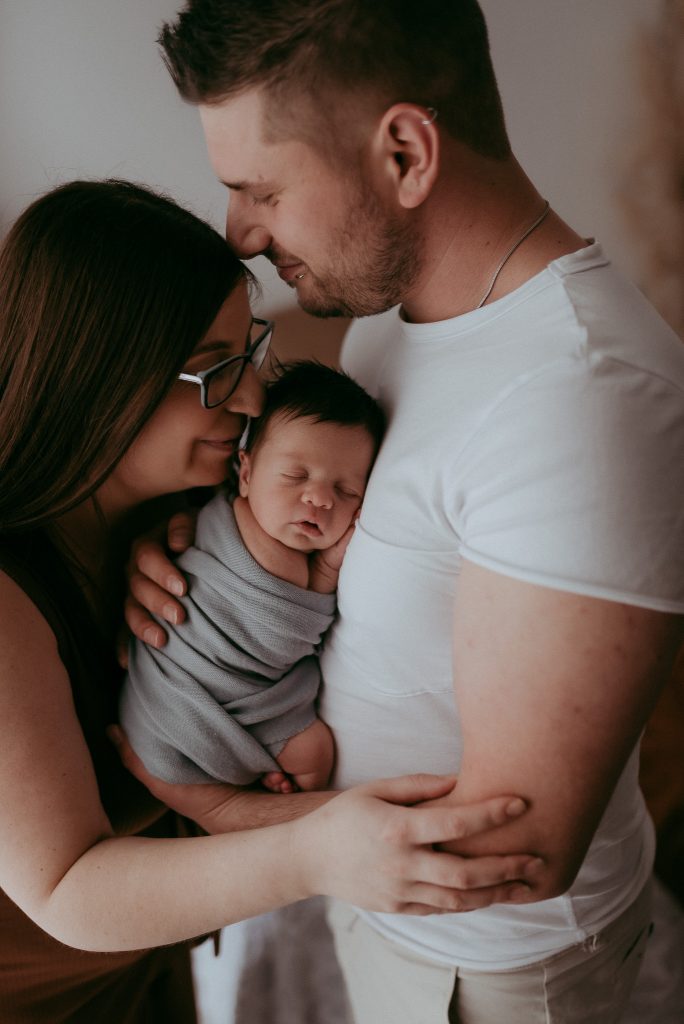 new family with their son