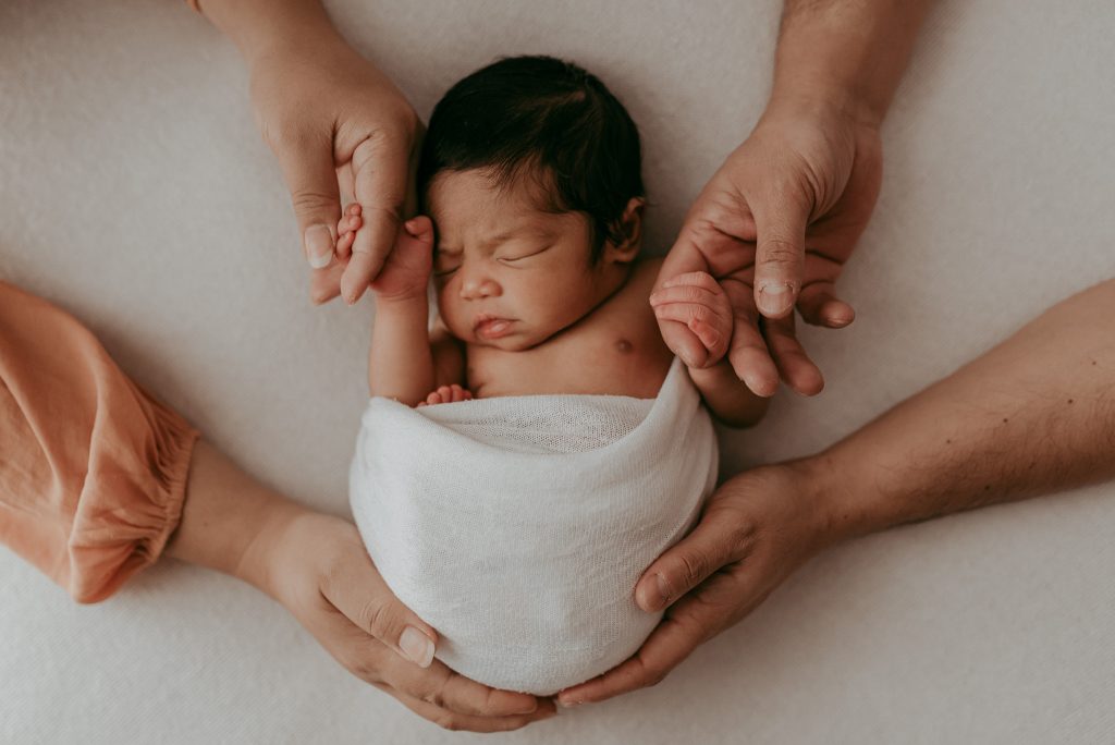 baby girl with all her toes and fingers