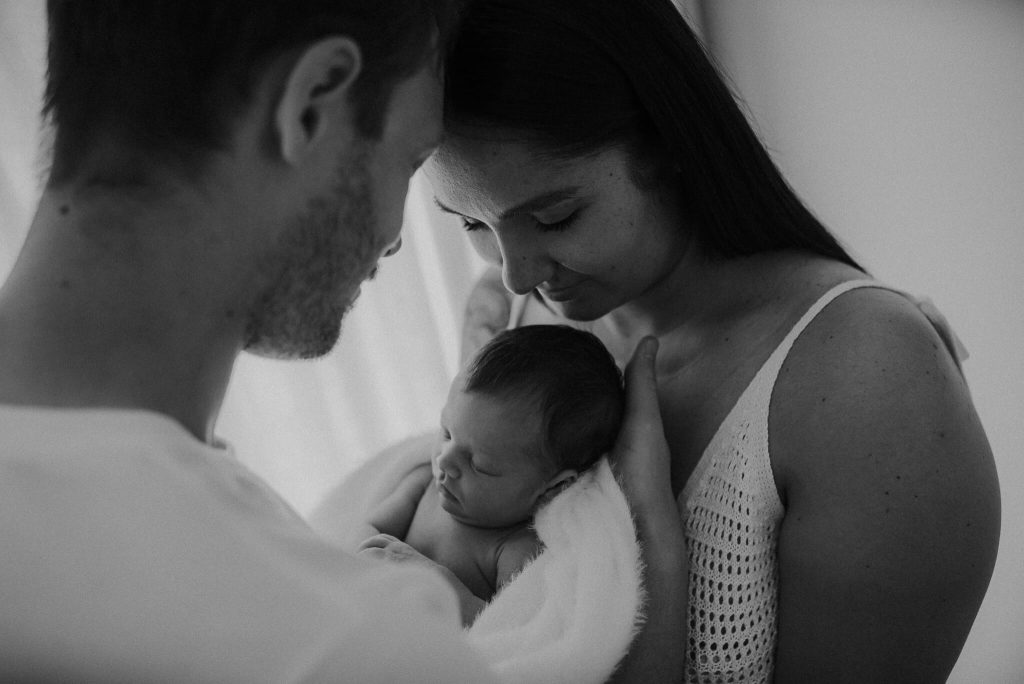 Melbourne studio with baby girl photos