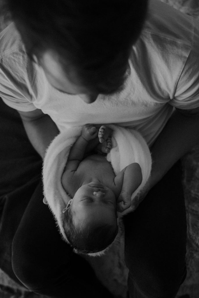 baby photo of just born girl