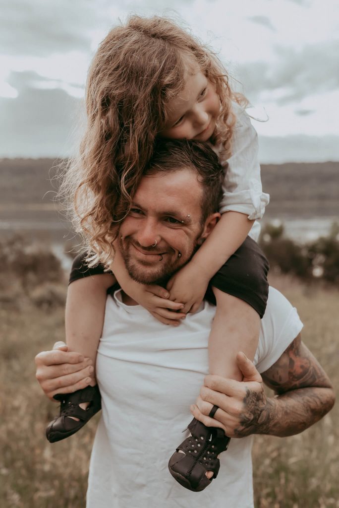 on location in melbourne for a natural family photoshoot