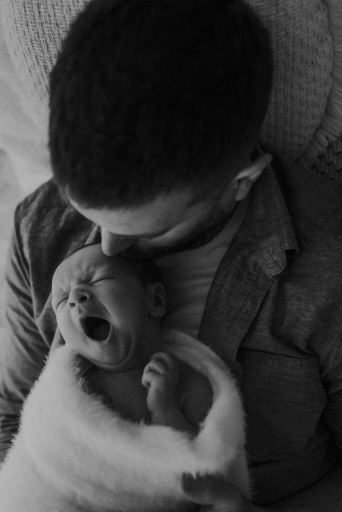 photoshoot of newborn baby