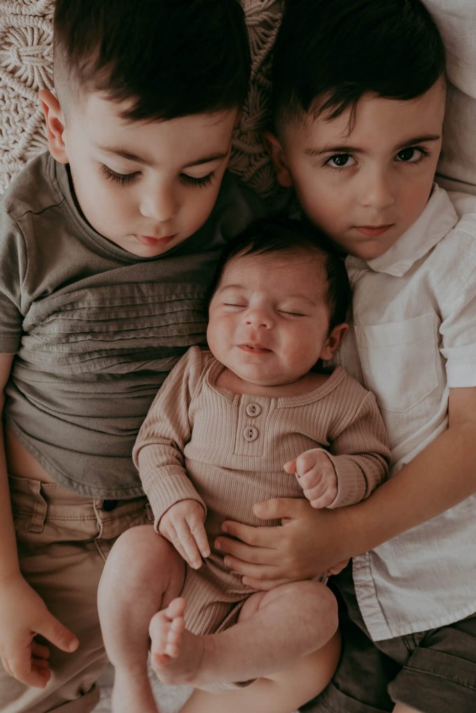 brother and sister together