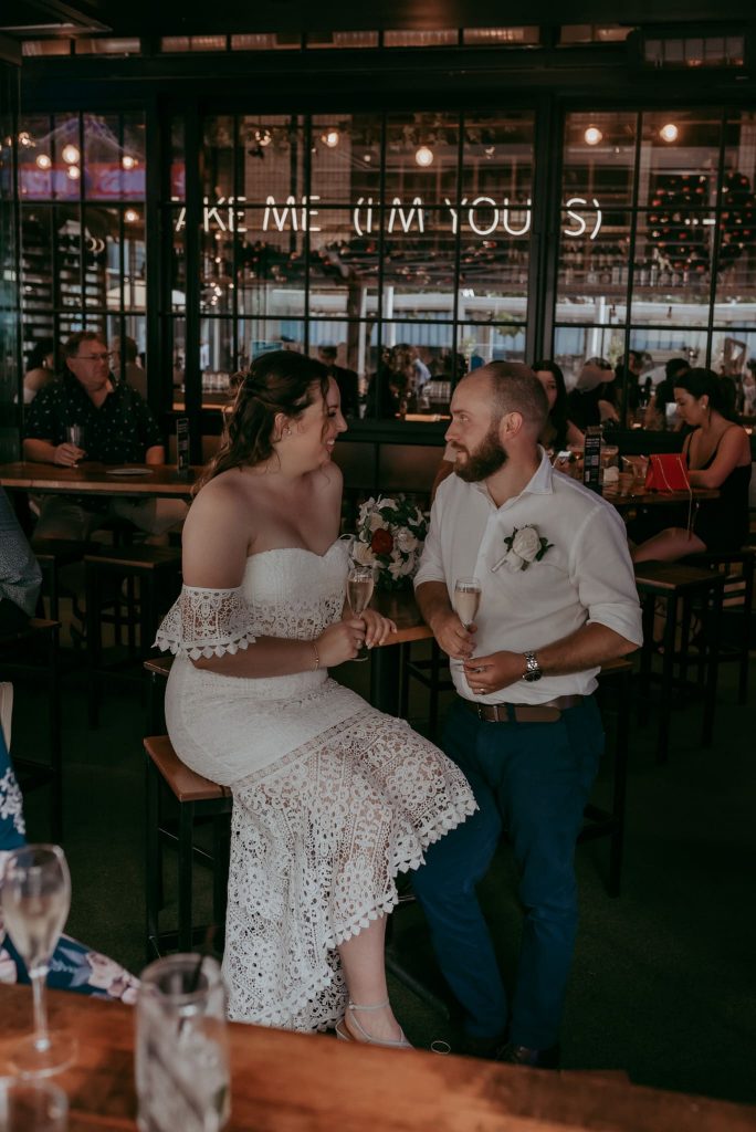 hoptscoth bar wedding celebration