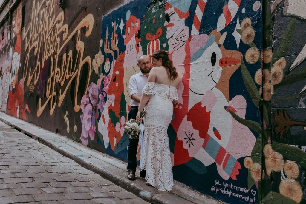 bridal photography melbourne laneways